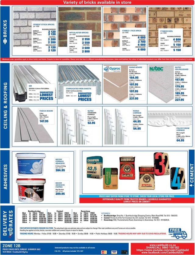 Cashbuild Catalogue from 2022/02/21