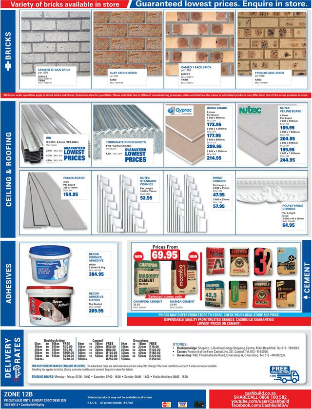 Cashbuild Catalogue from 2022/09/19