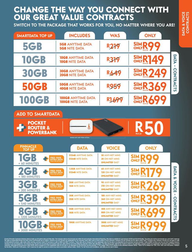Cell C Catalogue from 2021/05/04
