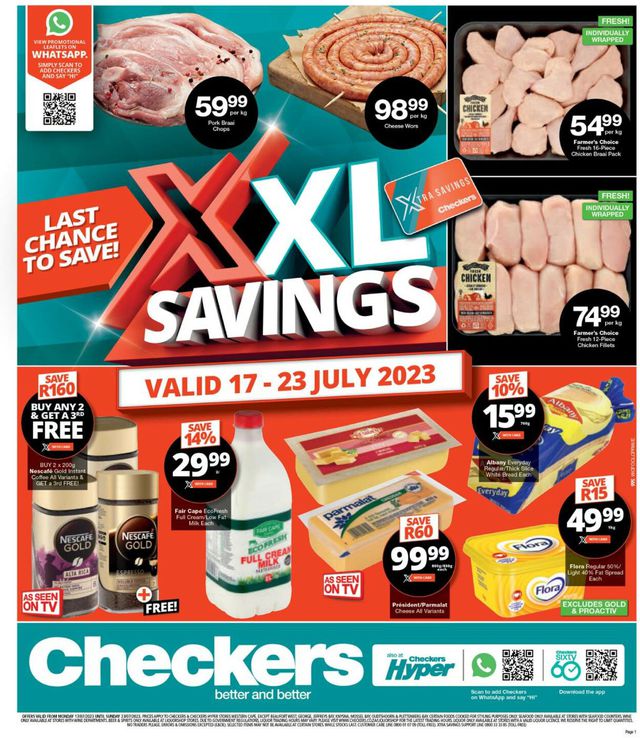 Checkers Catalogue from 2023/07/17