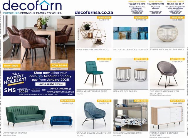 Decofurn Factory Shop Catalogue from 2020/12/07