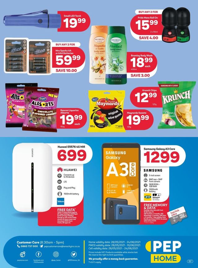 PEP Stores Catalogue from 2021/05/28