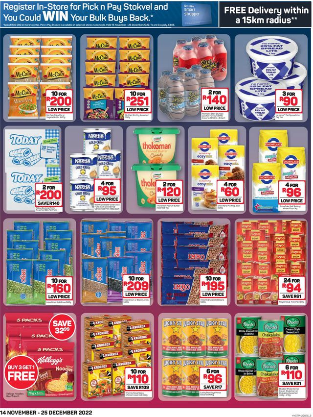 Pick n Pay Catalogue from 2022/11/13