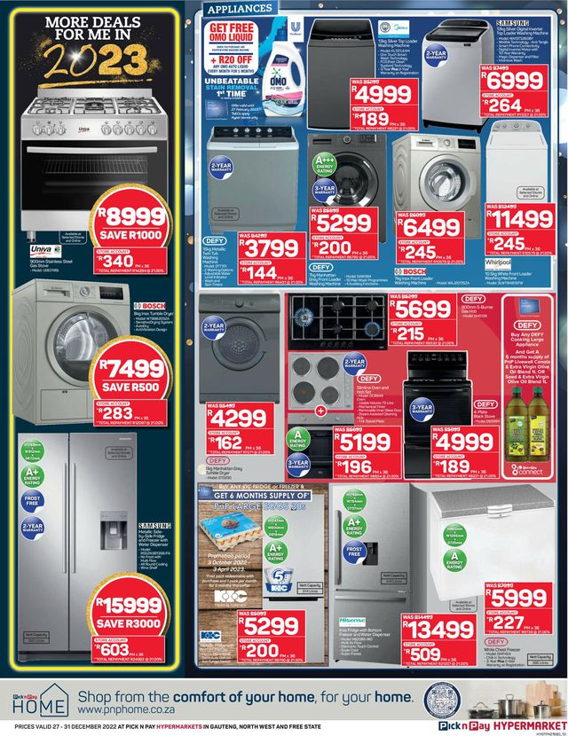 Pick n Pay Catalogue from 2022/12/27