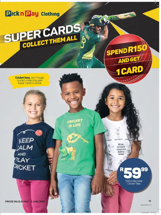 Pick n Pay Catalogue from 2019/05/20