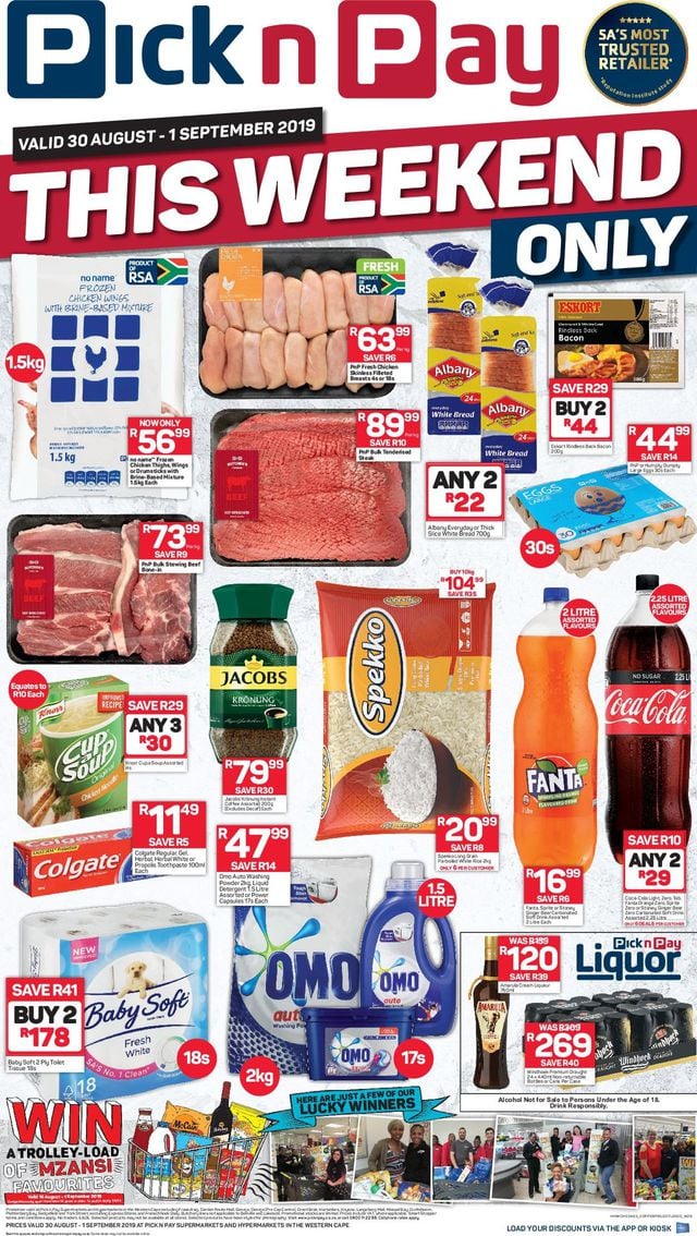 Pick n Pay Catalogue from 2019/08/30
