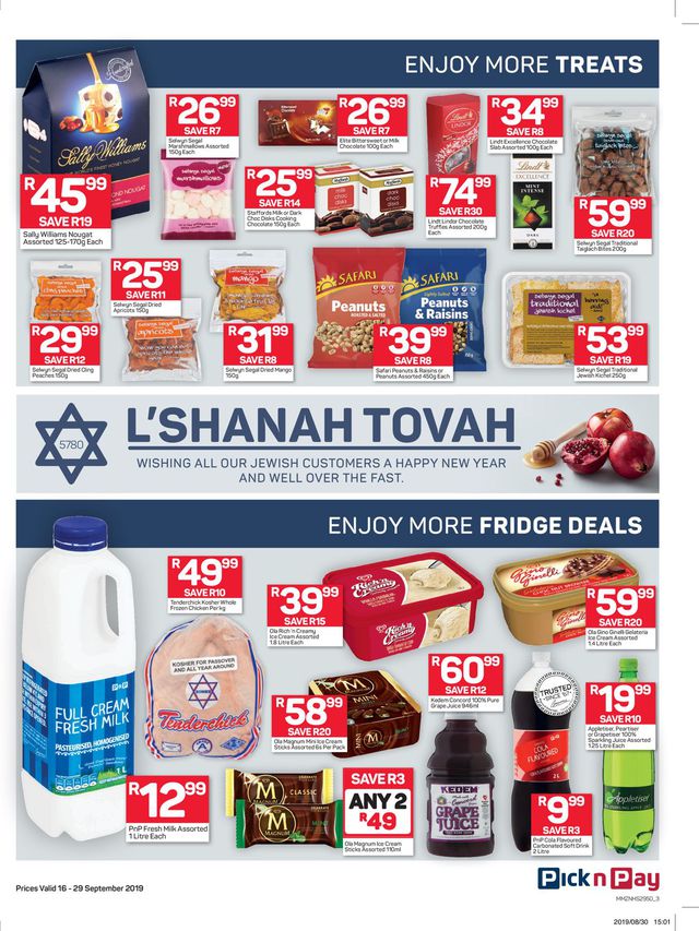 Pick n Pay Catalogue from 2019/09/16