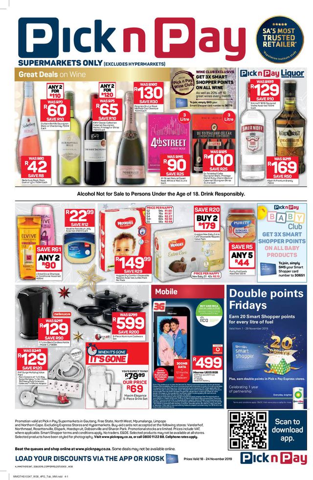 Pick n Pay Catalogue from 2019/11/18