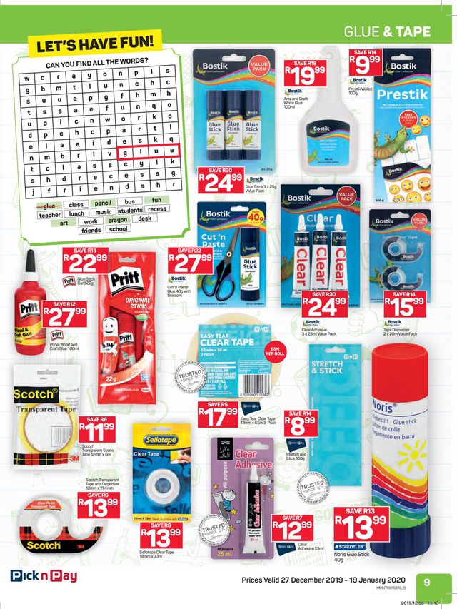 Pick n Pay Catalogue from 2019/12/27