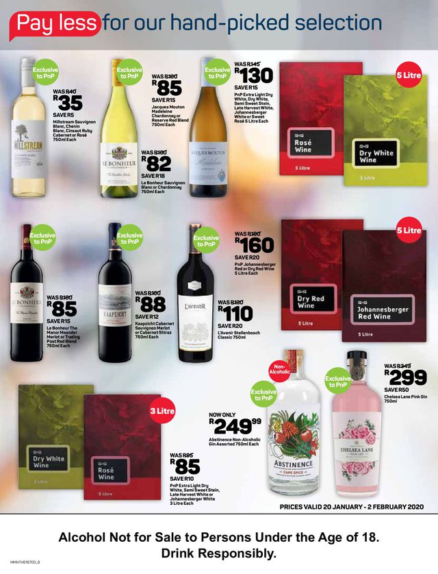 Pick n Pay Catalogue from 2020/01/20