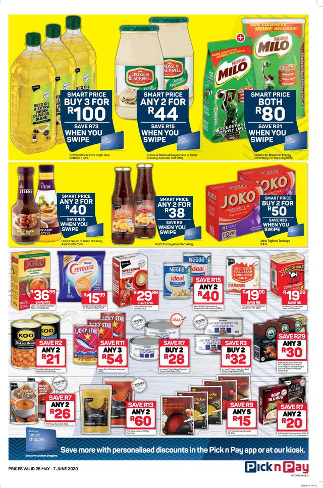 Pick n Pay Catalogue from 2020/05/25