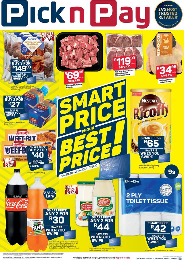 Pick n Pay Catalogue from 2020/08/20