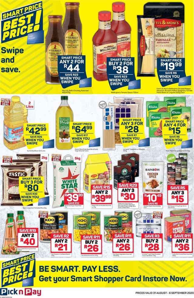 Pick n Pay Catalogue from 2020/08/31