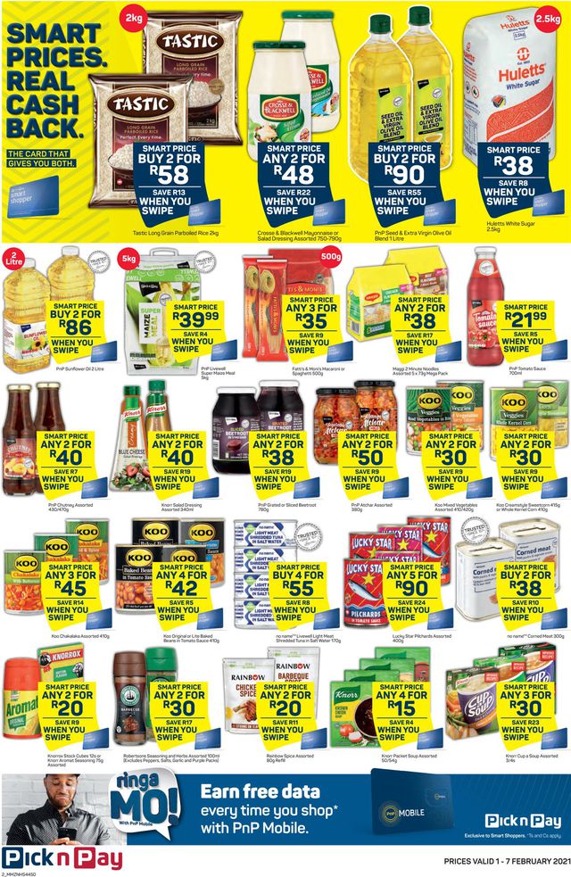 Pick n Pay Catalogue from 2021/02/01