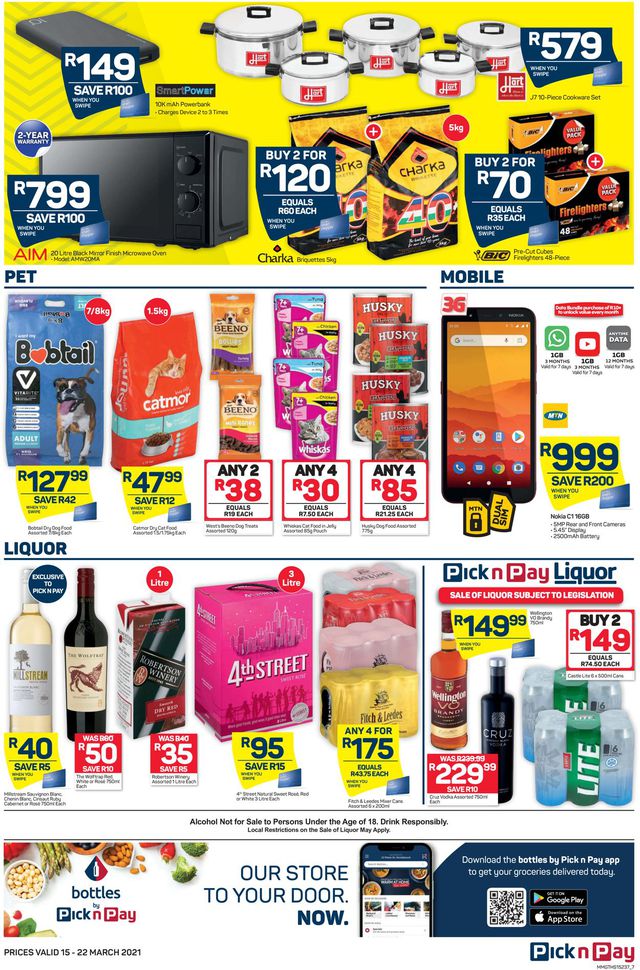 Pick n Pay Catalogue from 2021/03/15