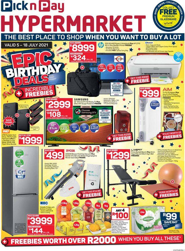 Pick n Pay Catalogue from 2021/07/05
