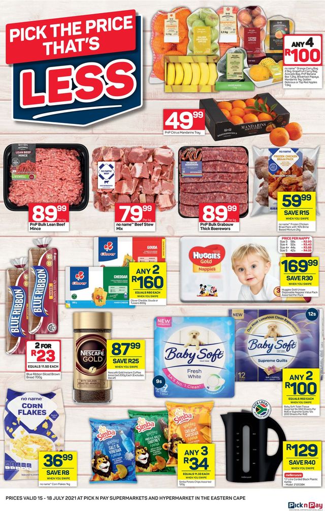 Pick n Pay Catalogue from 2021/07/15