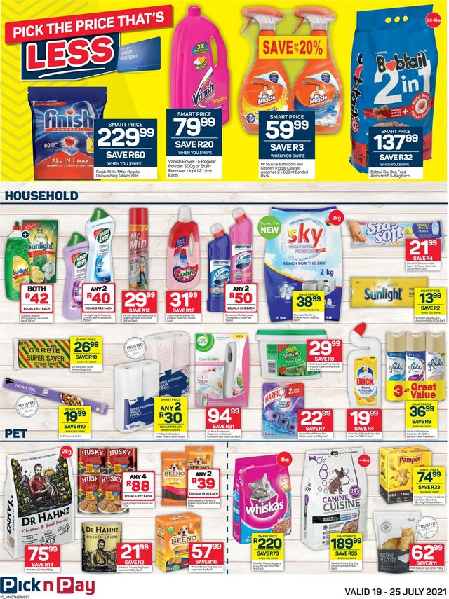 Pick n Pay Catalogue from 2021/07/19
