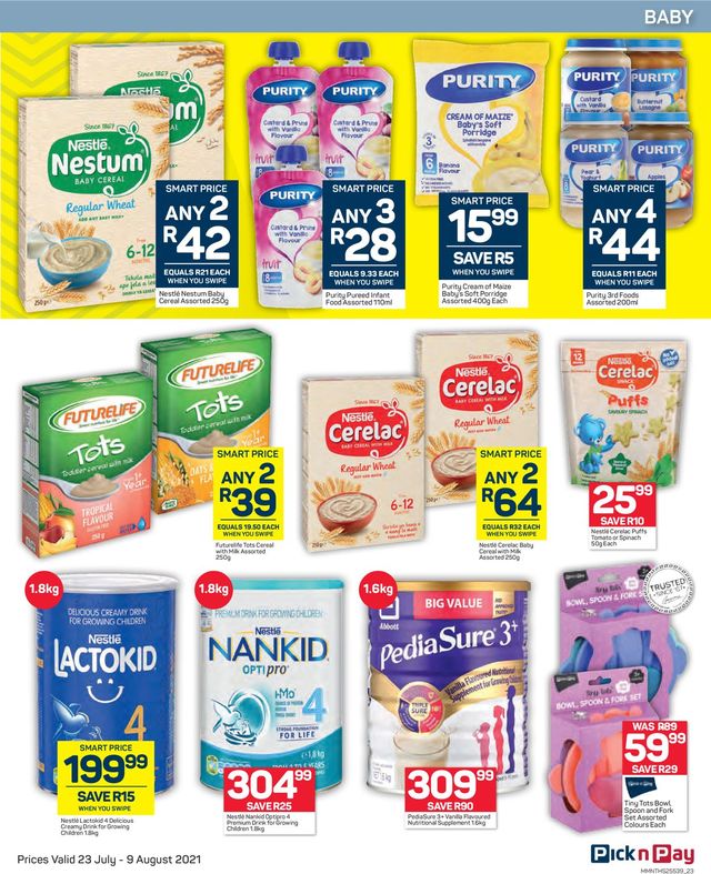 Pick n Pay Catalogue from 2021/07/23