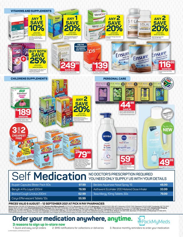 Pick n Pay Catalogue from 2021/08/09