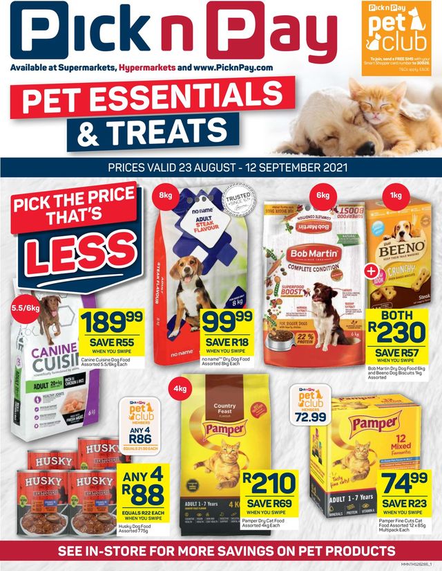 Pick n Pay Catalogue from 2021/08/23