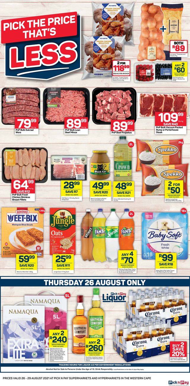 Pick n Pay Catalogue from 2021/08/26
