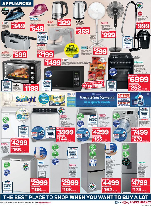 Pick n Pay Catalogue from 2021/10/04