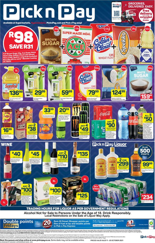 Pick n Pay Catalogue from 2021/10/11