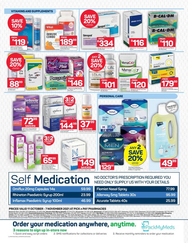 Pick n Pay Catalogue from 2021/10/11