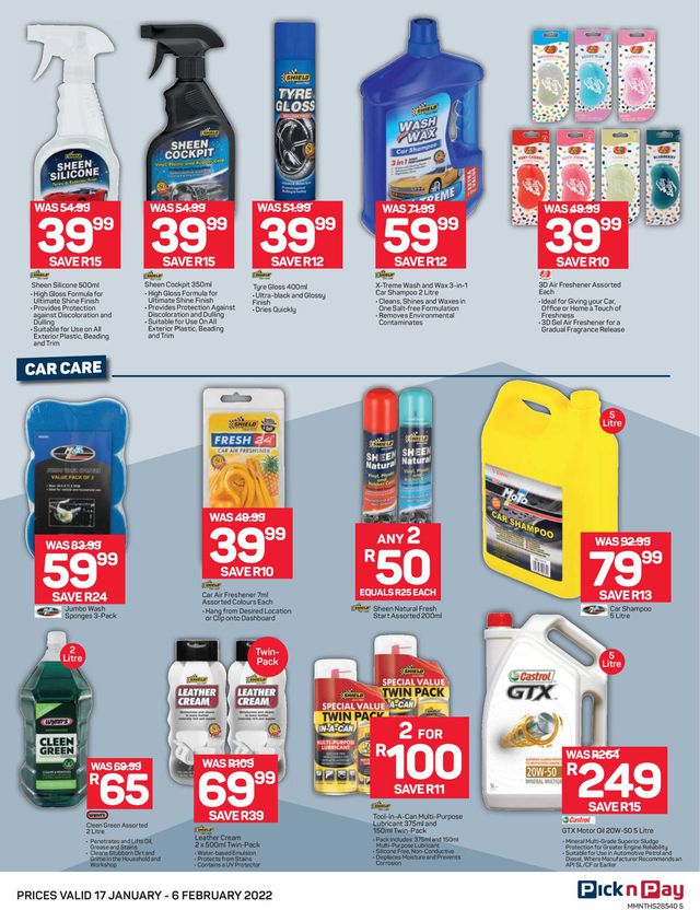 Pick n Pay Catalogue from 2022/01/17