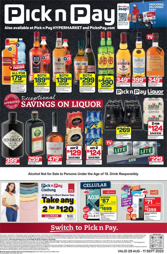 Pick n Pay Catalogue from 2022/08/29