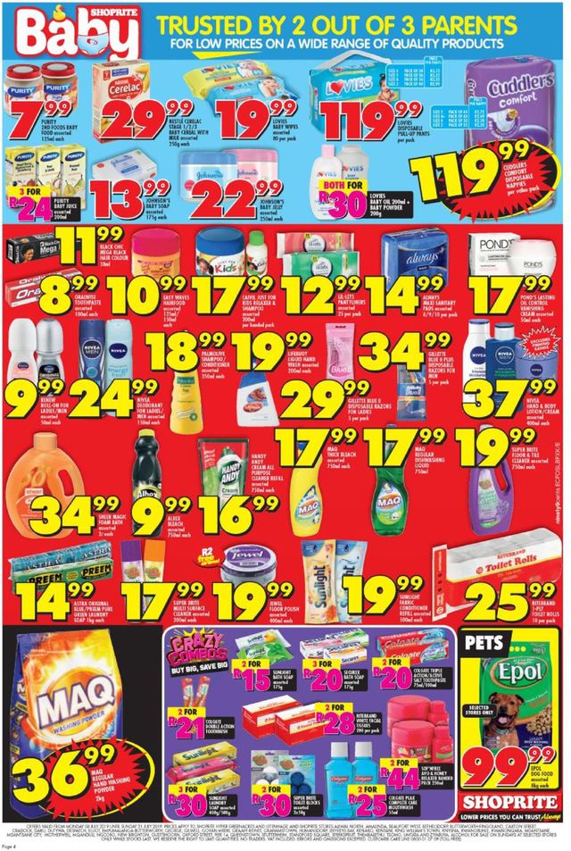 Shoprite Catalogue from 2019/07/08