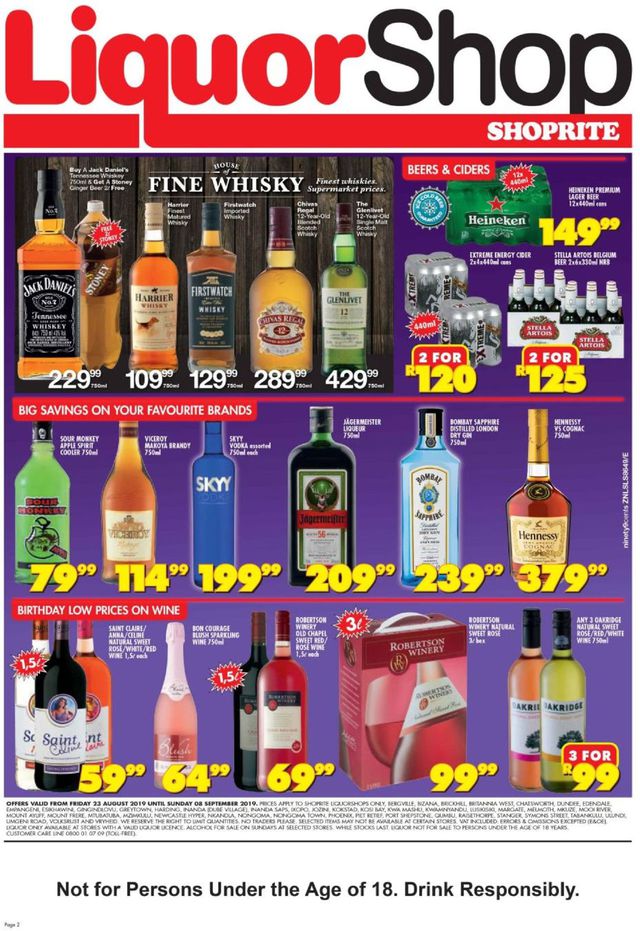 Shoprite Catalogue from 2019/08/23