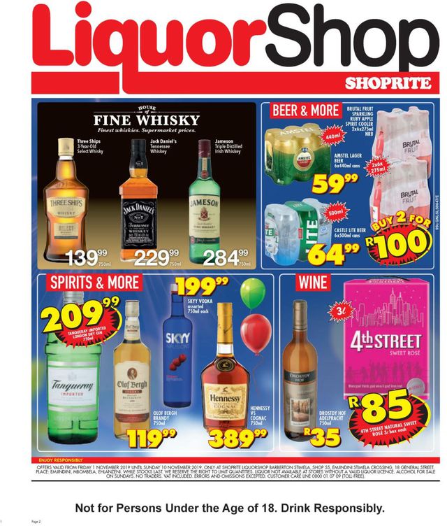 Shoprite Catalogue from 2019/11/01