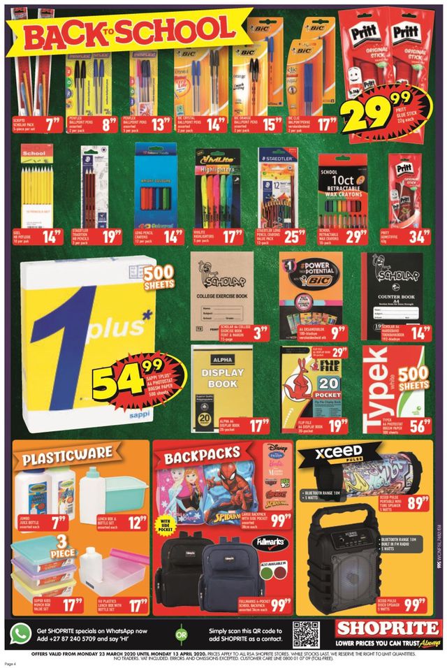 Shoprite Catalogue from 2020/03/23