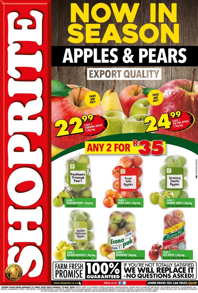 Shoprite Catalogue from 2020/04/27