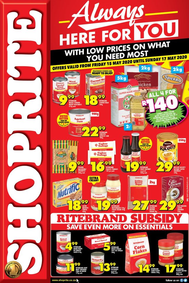 Shoprite Catalogue from 2020/05/15