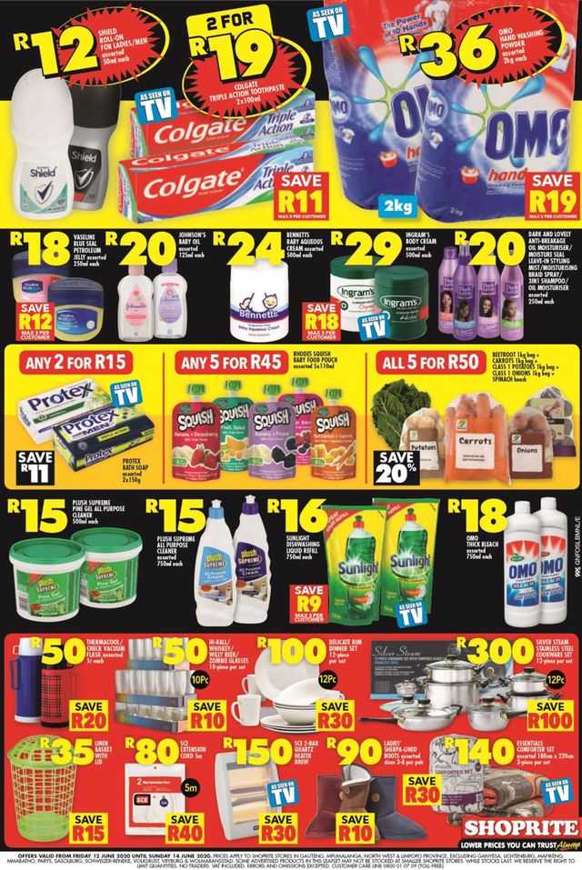 Shoprite Catalogue from 2020/06/12