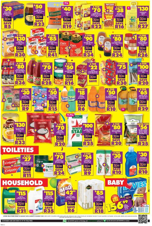 Shoprite Catalogue from 2021/08/20