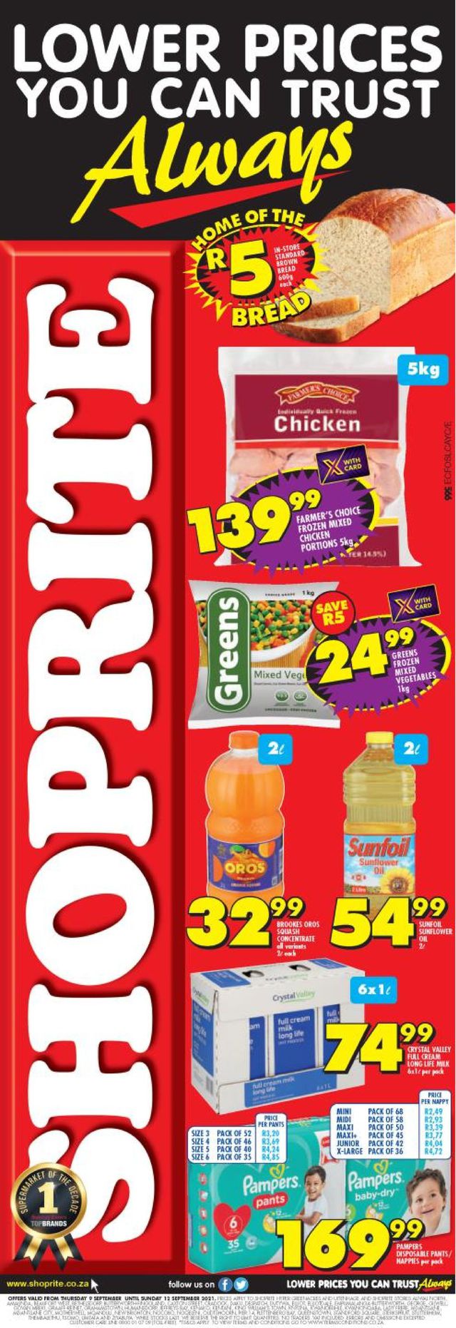 Shoprite Catalogue from 2021/09/09