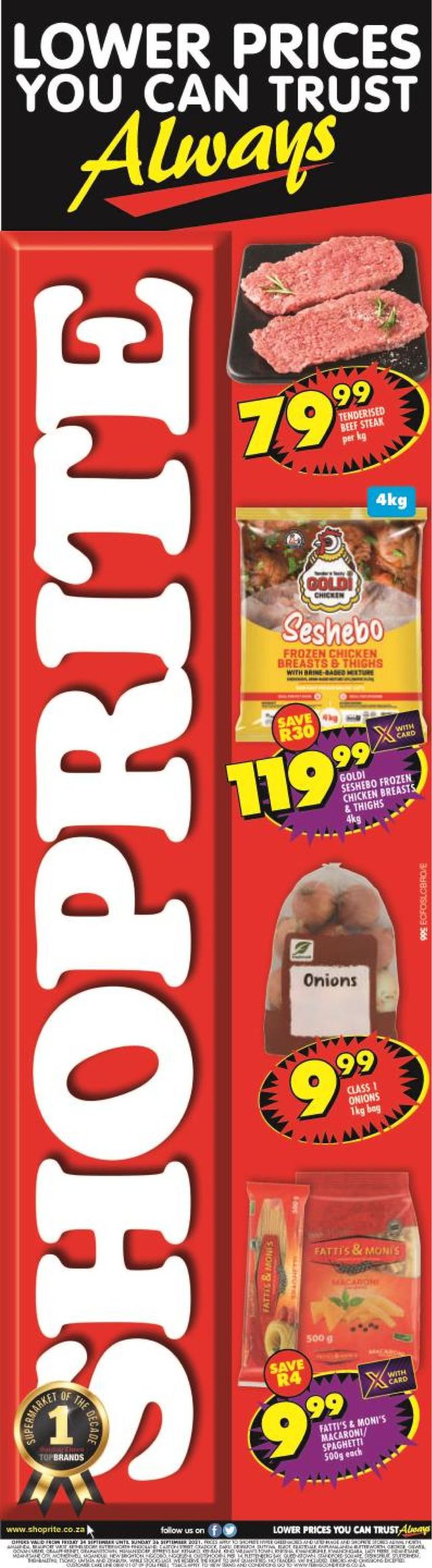 Shoprite Catalogue from 2021/09/24