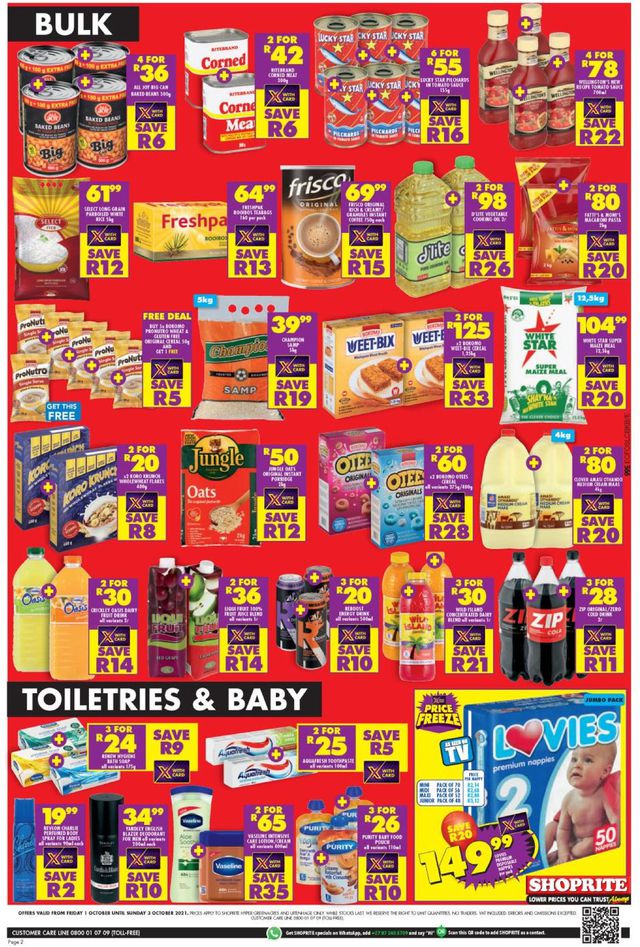 Shoprite Catalogue from 2021/10/01