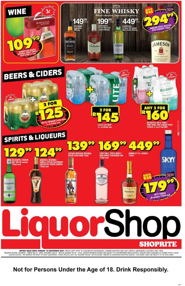 Shoprite Catalogue from 2021/11/09
