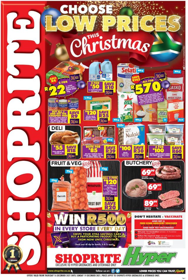 Shoprite Catalogue from 2021/12/16