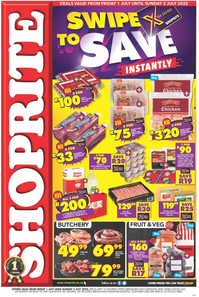 Shoprite Catalogue from 2022/07/01