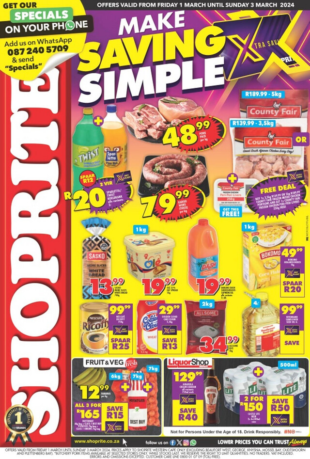 Shoprite Catalogue from 2024/03/01