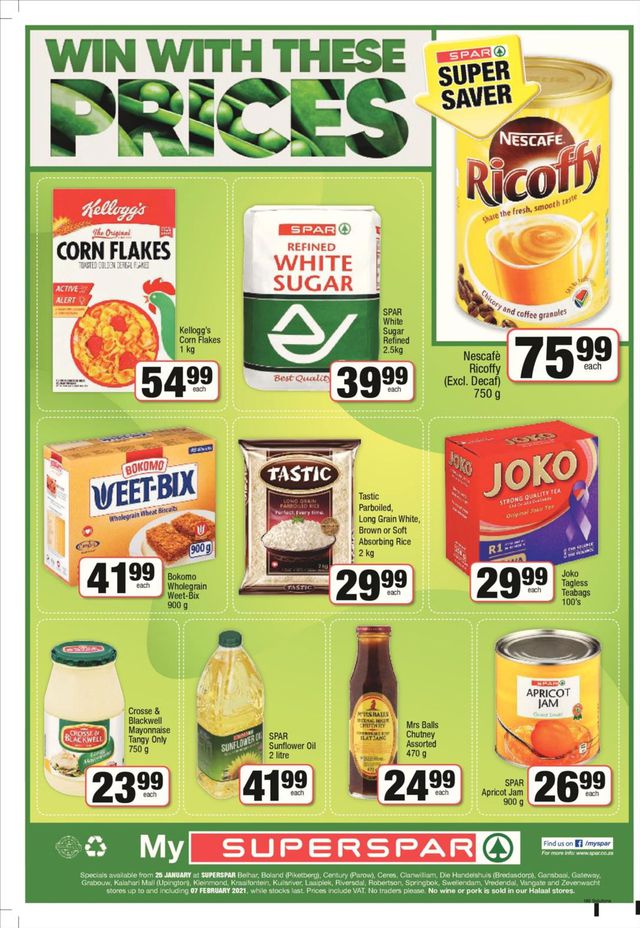 SPAR Catalogue from 2021/01/25