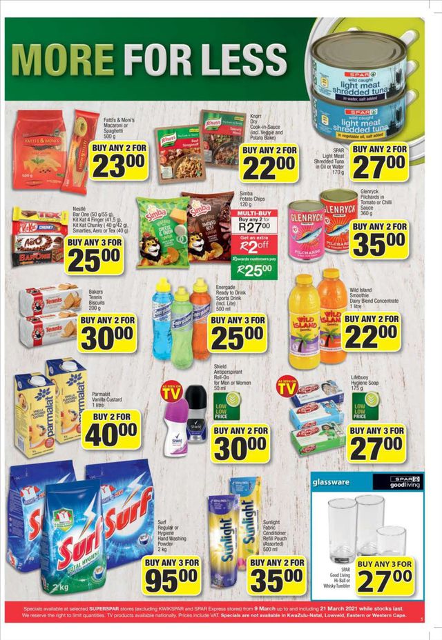 SPAR Catalogue from 2021/03/09