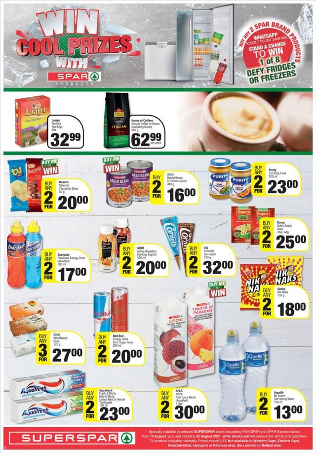 SPAR Catalogue from 2021/08/10