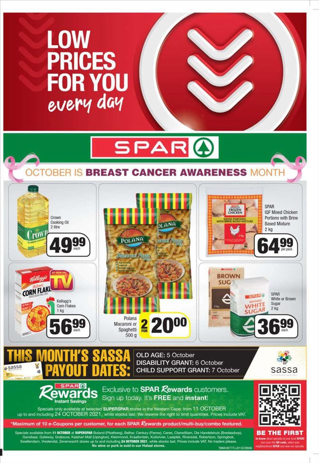 SPAR Catalogue from 2021/10/11